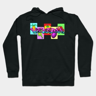 Vegan Graffiti 2 by LowEndGraphics Hoodie